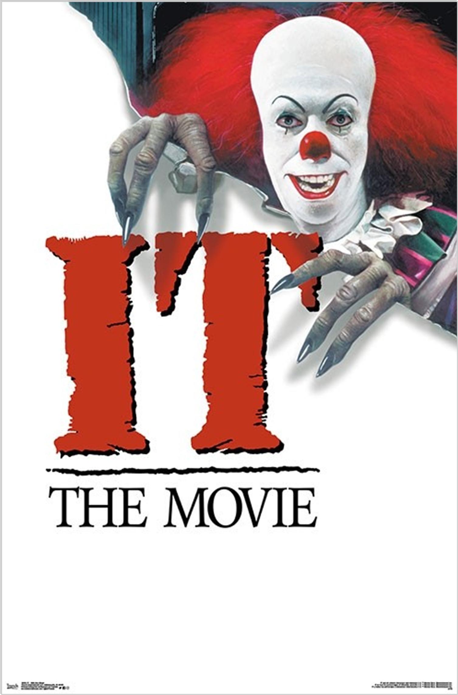 Steven King's It 1990 TV Horror Miniseries 34x22.25 Movie Poster ...